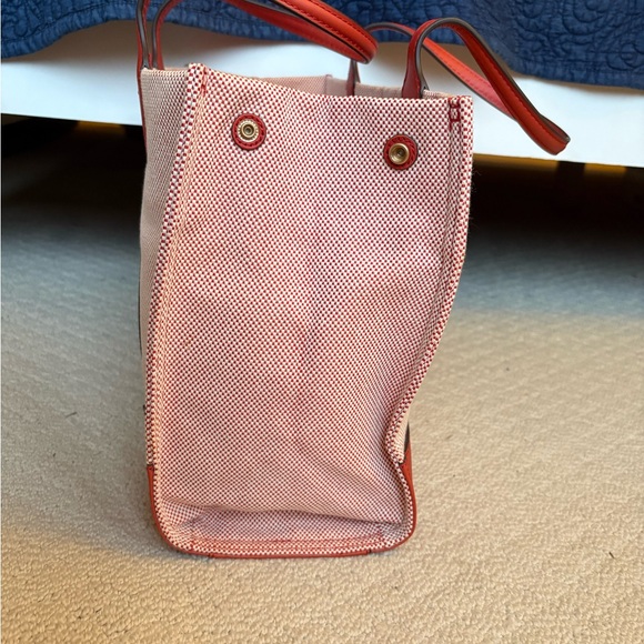Tory Burch Small Ella Tote - Red - Picture 2 of 7